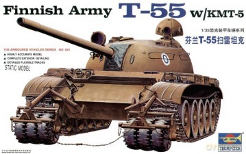 TRUMPETER Finnish Army T -55 with KMT-5
