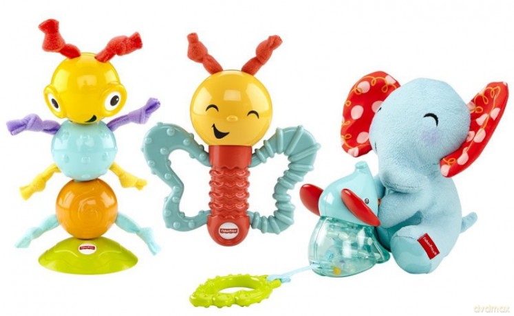 FISHER PRICE Wesołe zwierzaki zestaw prezentowy