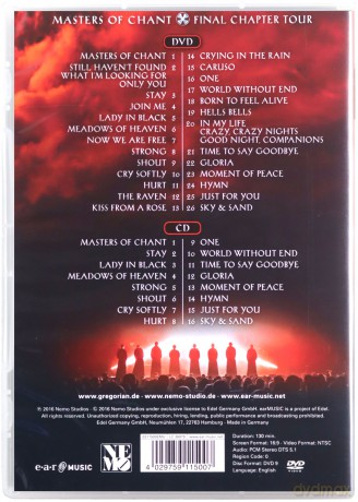 Gregorian: Live! Master Of Chant - Final Chapter Tour [DVD]+[CD]