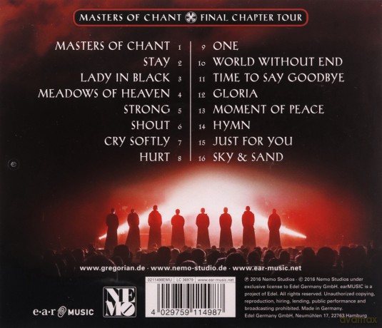 Gregorian: Live! Master Of Chant - Final Chapter Tour [2CD]