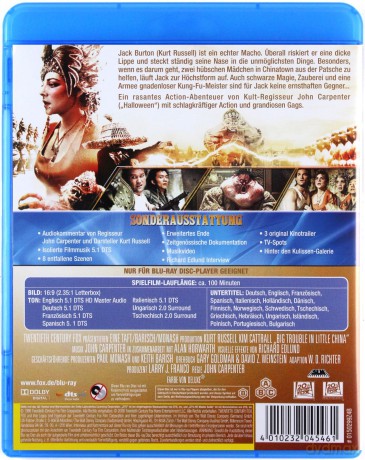 Wielka draka w Chińskiej dzielnicy [Blu-Ray]