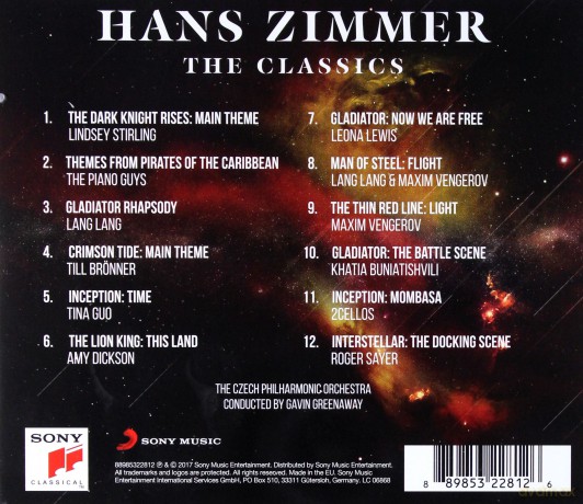 Hans Zimmer: Hans Zimmer - The Classics [CD]