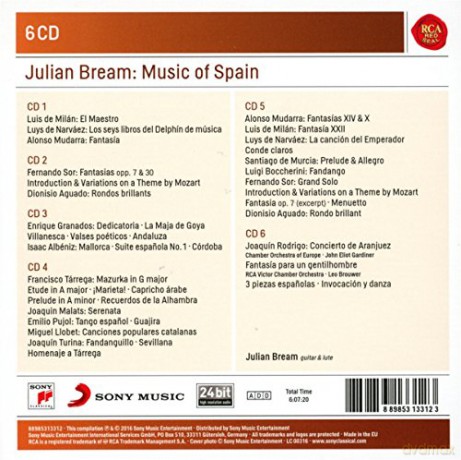 Julian Bream: Julian Bream - Music of Spain [6CD]