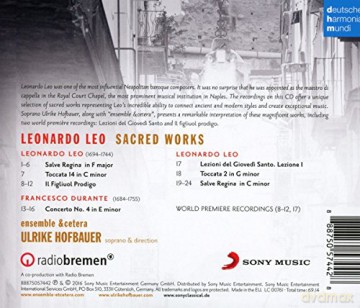 Ulrike Hofbauer: Leonardo Leo: Sacred Works [CD]