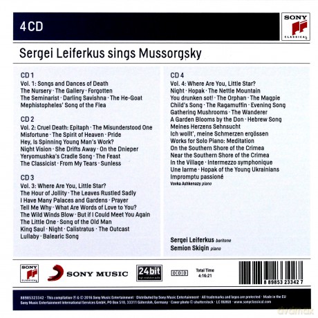 Sergei Leiferkus: Sergei Leiferkus Sings Modest Mussorgsky [4CD]
