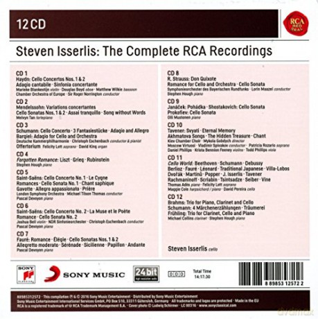 Steven Isserlis: Steven Isserlis: The Complete RCA Recordings [BOX] [12CD]
