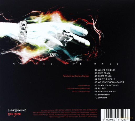 Dee Snider: We Are The Ones [CD]