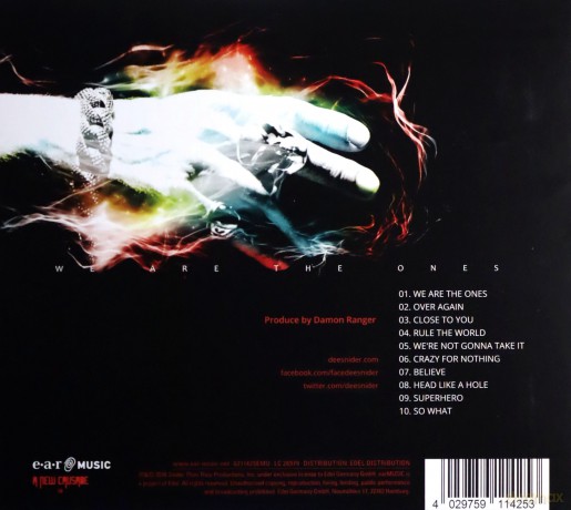 Dee Snider: We Are The Ones [CD]