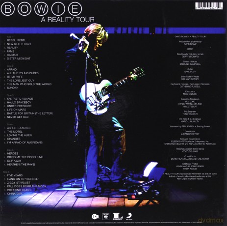 David Bowie: A Reality Tour [3xWinyl]