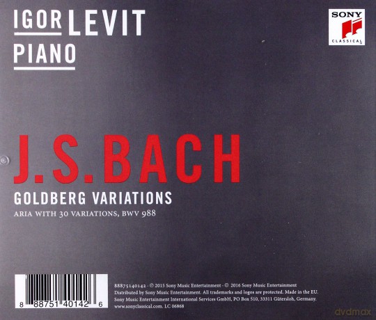 Igor Levit: Goldberg Variations - The Goldberg Variations, BWV 988 [CD]