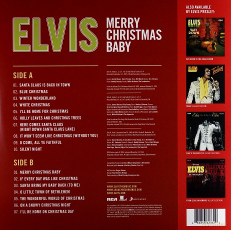 Elvis Presley: Merry Christmas Baby [Winyl]