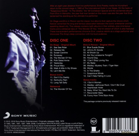 Elvis Presley: On Stage [2CD]