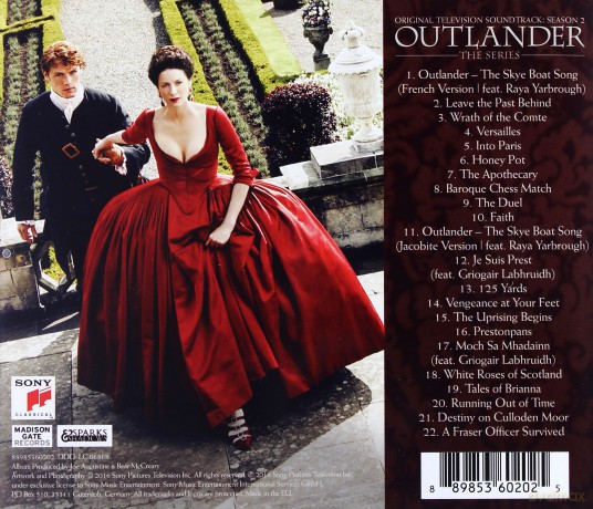 Outlander: Season 2 soundtrack (Bear McCreary) [CD]