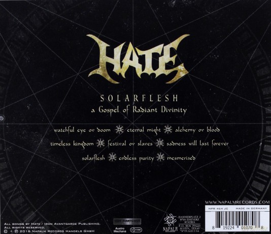 Hate: Solarflesh [CD]