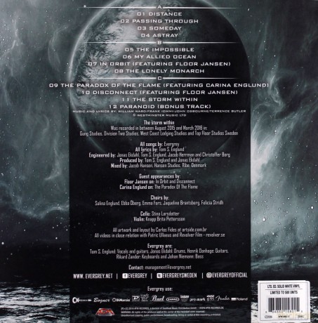 Evergrey: The Storm Within White [2xWinyl]