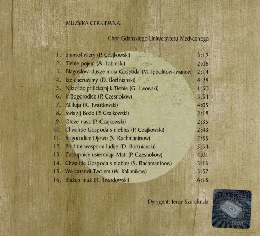 Chór Gdańskiego Uniwersytetu Medycznego: Muzyka cerkiewna [CD]