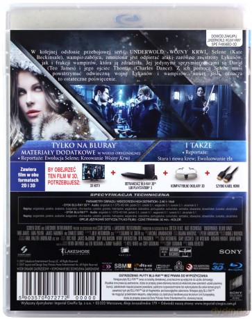 Underworld: Wojny Krwi [Blu-Ray 3D]+[Blu-Ray]