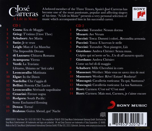 José Carreras: A Life in Music [2CD]