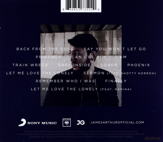 James Arthur: Back from the Edge [CD]