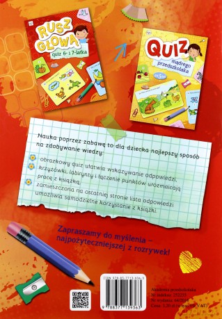 Rusz głową. Quiz 6- i 7-latka [KSIĄŻKA]