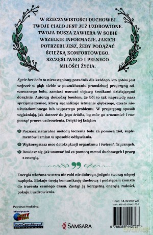 Życie bez bólu. Naturalne i duchowe sposoby eliminowania bólu fizycznego - Doreen Virtue [KSIĄŻKA]