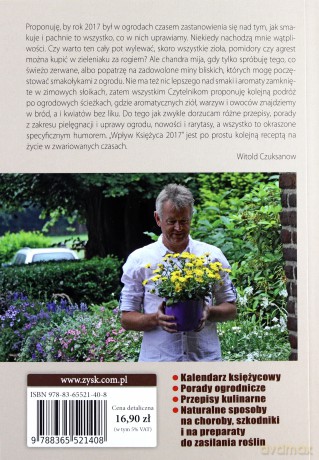 Wpływ Księżyca 2017. Poradnik ogrodniczy z kalendarzem na cały rok - Witold Czuksanow [KSIĄŻKA]
