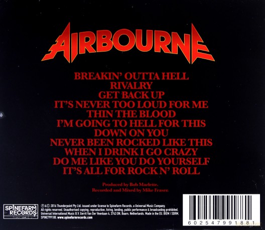 Airbourne: Breakin' Outta Hell [CD]