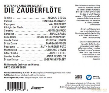 Otto Klemperer: Mozart: Die Zauberflote [2CD]