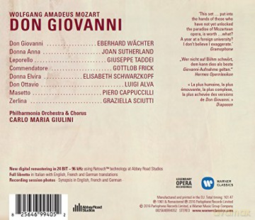 Carlo Maria Giulini: Mozart: Don Giovanni [2CD]