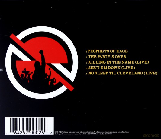 Prophets Of Rage: The Party's Over [CD]