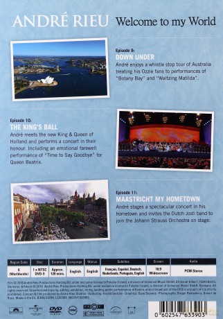 Andre Rieu: Welcome To My World 3 [DVD]
