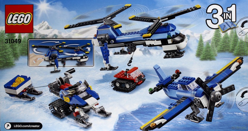 LEGO Creator Helikopter z dwoma wirnikami [KLOCKI]