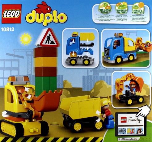 LEGO Duplo Ciężarówka i koparka (10812) [KLOCKI]