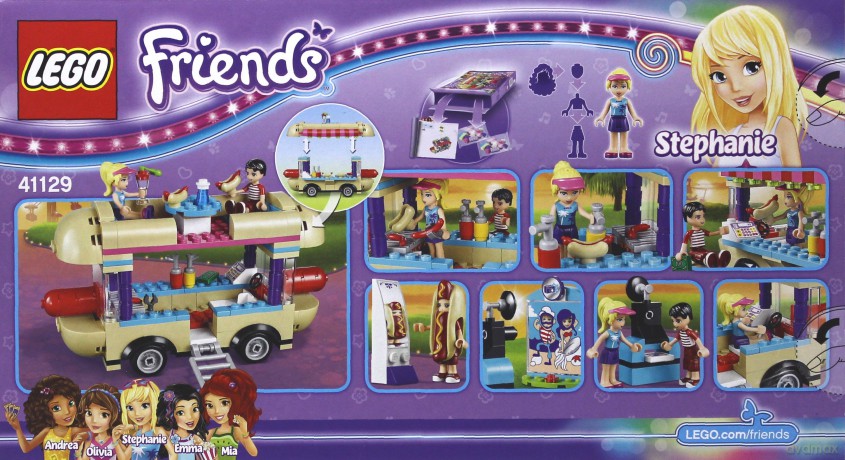 LEGO Friends Furgonetka z hot dogami w parku (41129) [KLOCKI]