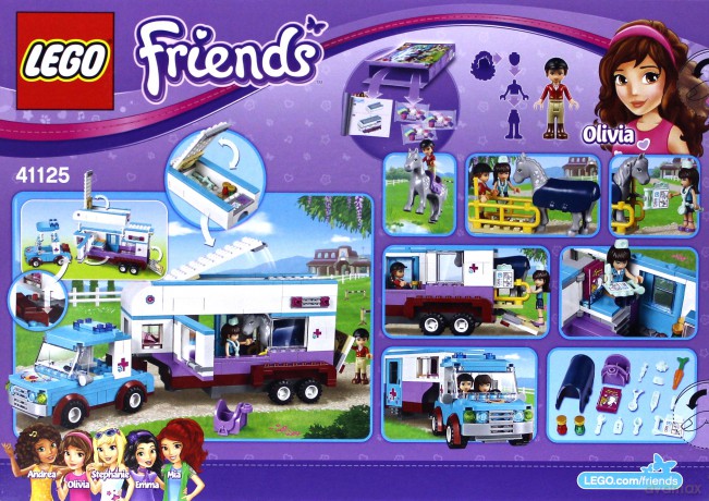 LEGO Friends Przyczepa lecznicza dla koni (41125) [KLOCKI]