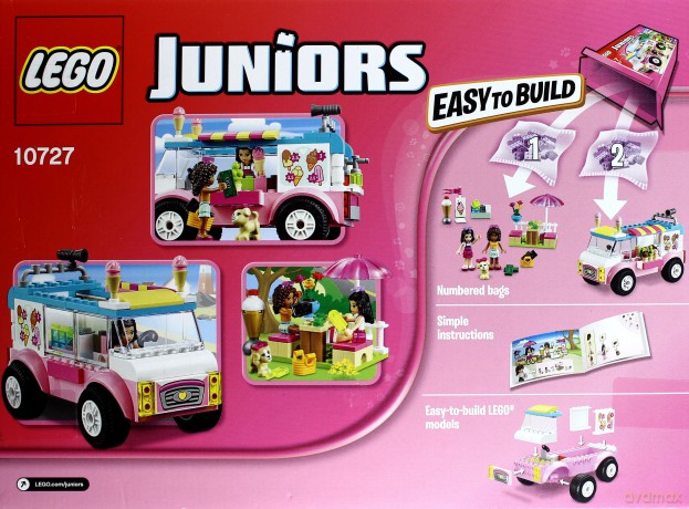 LEGO Juniors Furgonetka z lodami Emmy 10727 [KLOCKI]