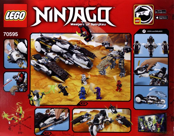 Ninjago Niewykrywalny pojazd ninja (70595) [KLOCKI]