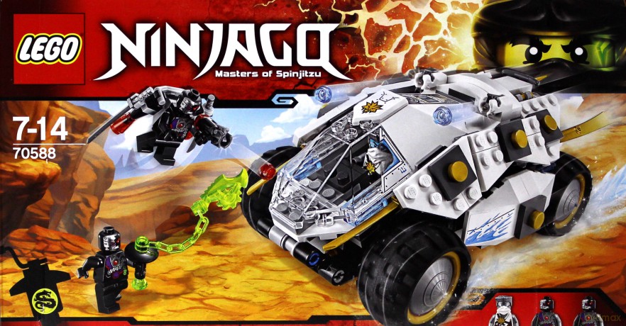 Ninjago Samochód tytanowego ninja (70588) [KLOCKI]