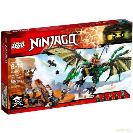 LEGO Ninjago Zielony smok NRG (70593) [KLOCKI]