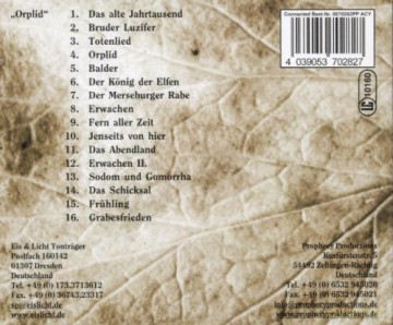 Orplid: S/T [CD]
