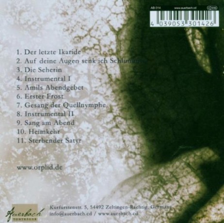 Orplid: Sterbender Satyr (digipack) [CD]