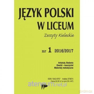 Język Polski w Liceum nr.1 2016/2017 [KSIĄŻKA]