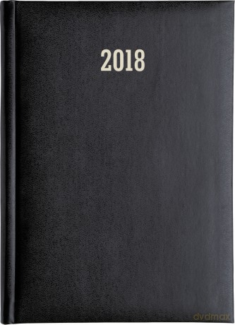 Kalendarz 2018 B5 Tygodniowy Albit Czarny [KALENDARZ]