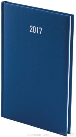 Kalendarz 2017 B5 Tygodniowy Albit Granatowy [KALENDARZ]