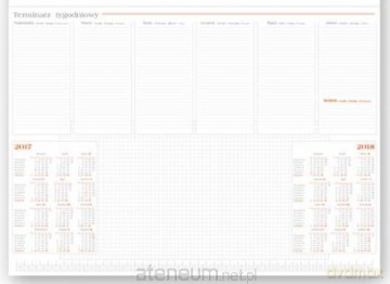 Kalendarz 2017 Biurowy. Biuwar tygodniowy [KALENDARZ]