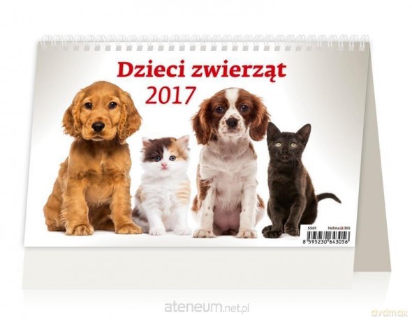 Kalendarz 2017 Dzieci Zwierząt [KALENDARZ]