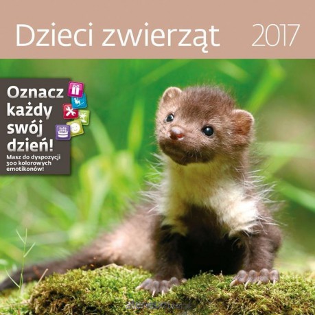 Kalendarz 2017 Dzieci zwierząt [KALENDARZ]