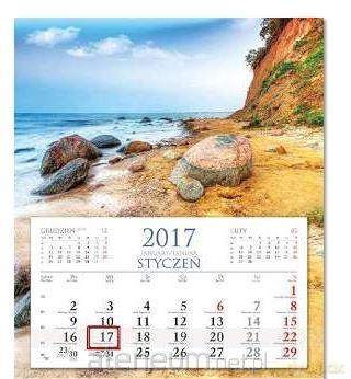 Kalendarz 2017 Jednodzielny. Morze [KALENDARZ]