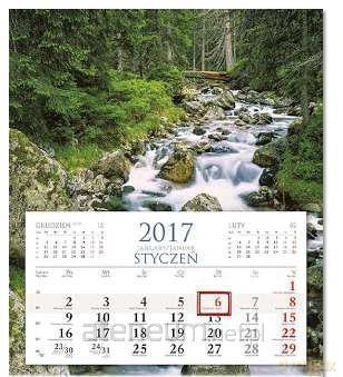 Kalendarz 2017 Jednodzielny. Strumień [KALENDARZ]