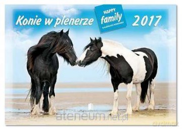 Kalendarz 2017 Rodzinny. Konie w plenerze [KALENDARZ]